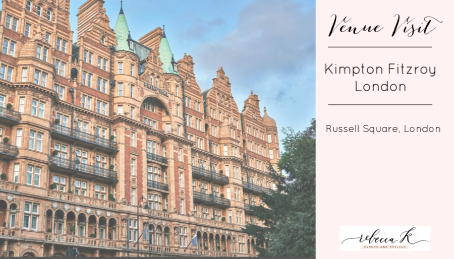 Rebecca K Events - London Wedding Planner - Kimpton Fitzroy